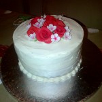 Rose buttercream cake